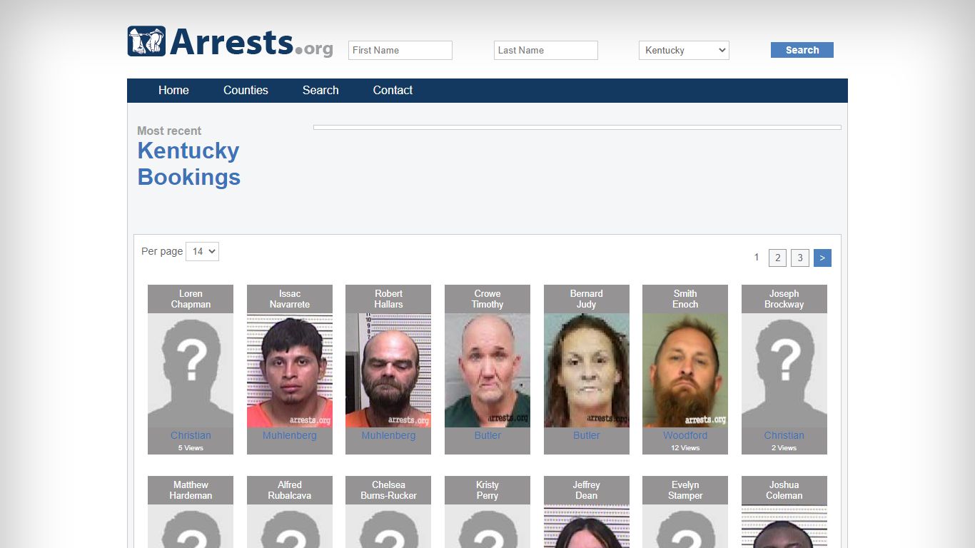 Kentucky Arrests and Inmate Search